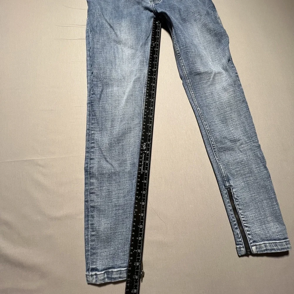 I Love Ugly Zespy‎ Jeans Mens Medium Tapered Slim Fit Ankle Zip Streetwear Pants
